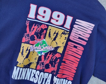 vintage 1991 Minnesota Twins crewneck sweatshirt, XL