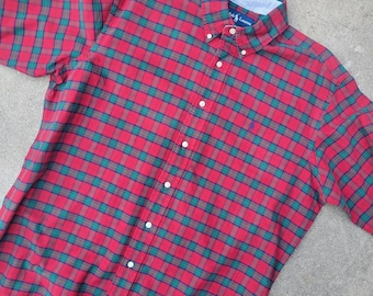 vintage Polo Ralph Lauren plaid shirt, large