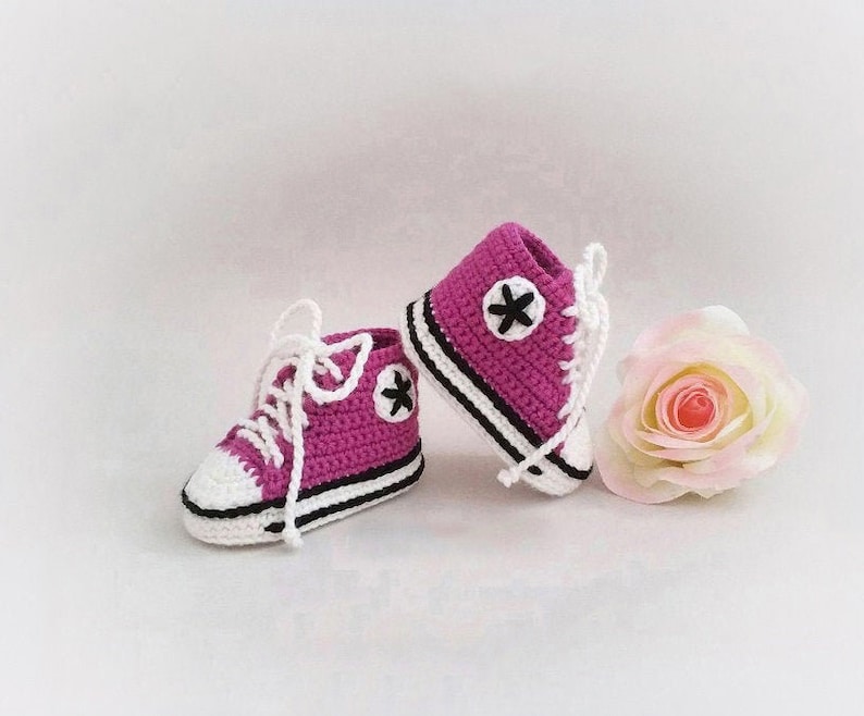 Baby Slippers knit baby slipper basket baby sneakers birth gift Baby booties Baby Slippers crochet