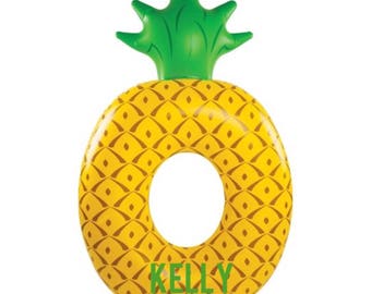 Monogrammed Pool Float,Personalized Pool Float,Pineapple Pool Float,Monogrammed Pineapple,Personalized Pineapple,Bachelorette Party