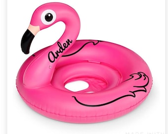 Little Kids Pool Float,Monogrammed Pool Float,Personalized Pool Float,Flamingo Pool Float,Monogrammed Flamingo,Personalized Flamingo