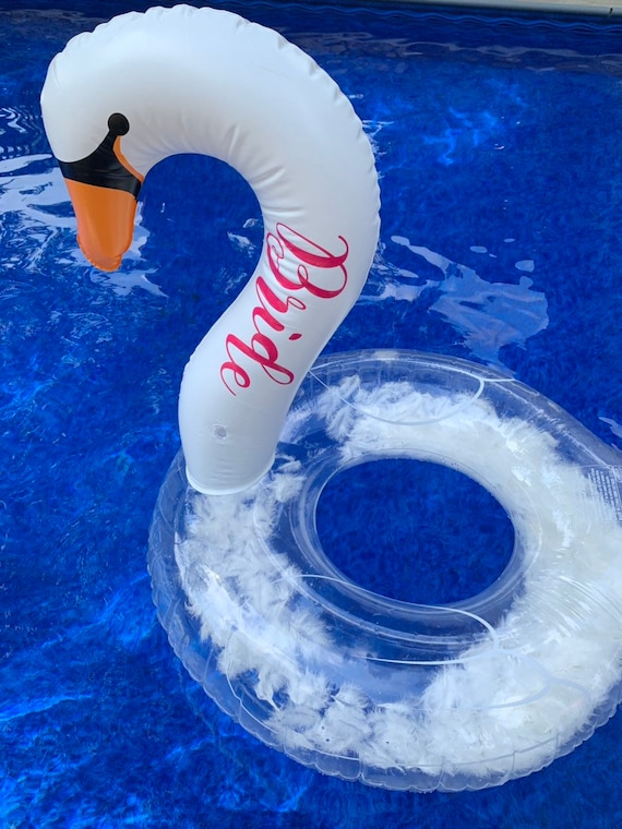 monogrammed pool floats