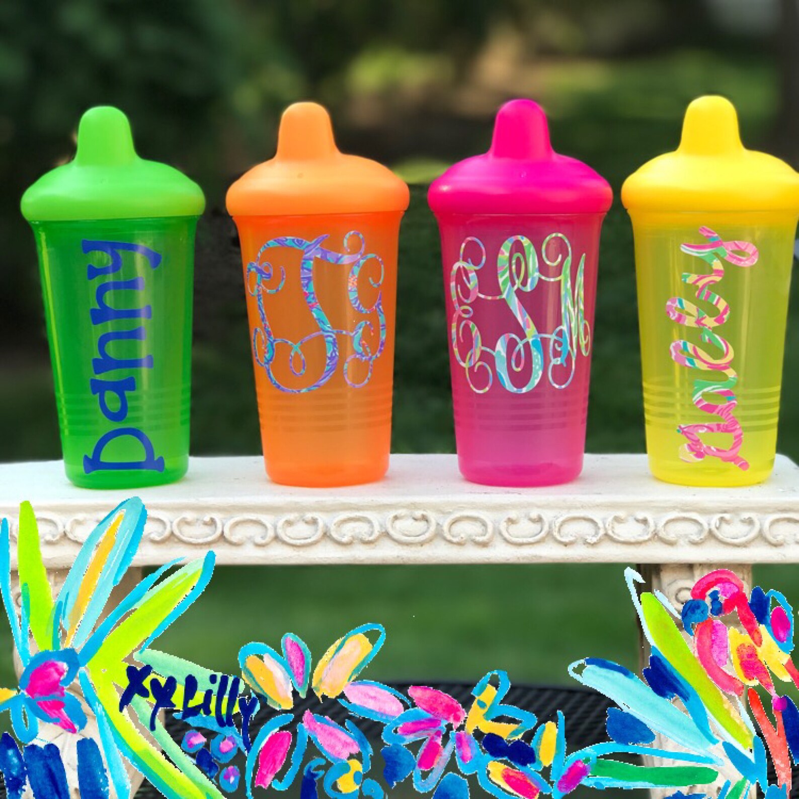 Monogrammed Sippy Cup Personalized Baby Cup Juice Cup Sippy Etsy