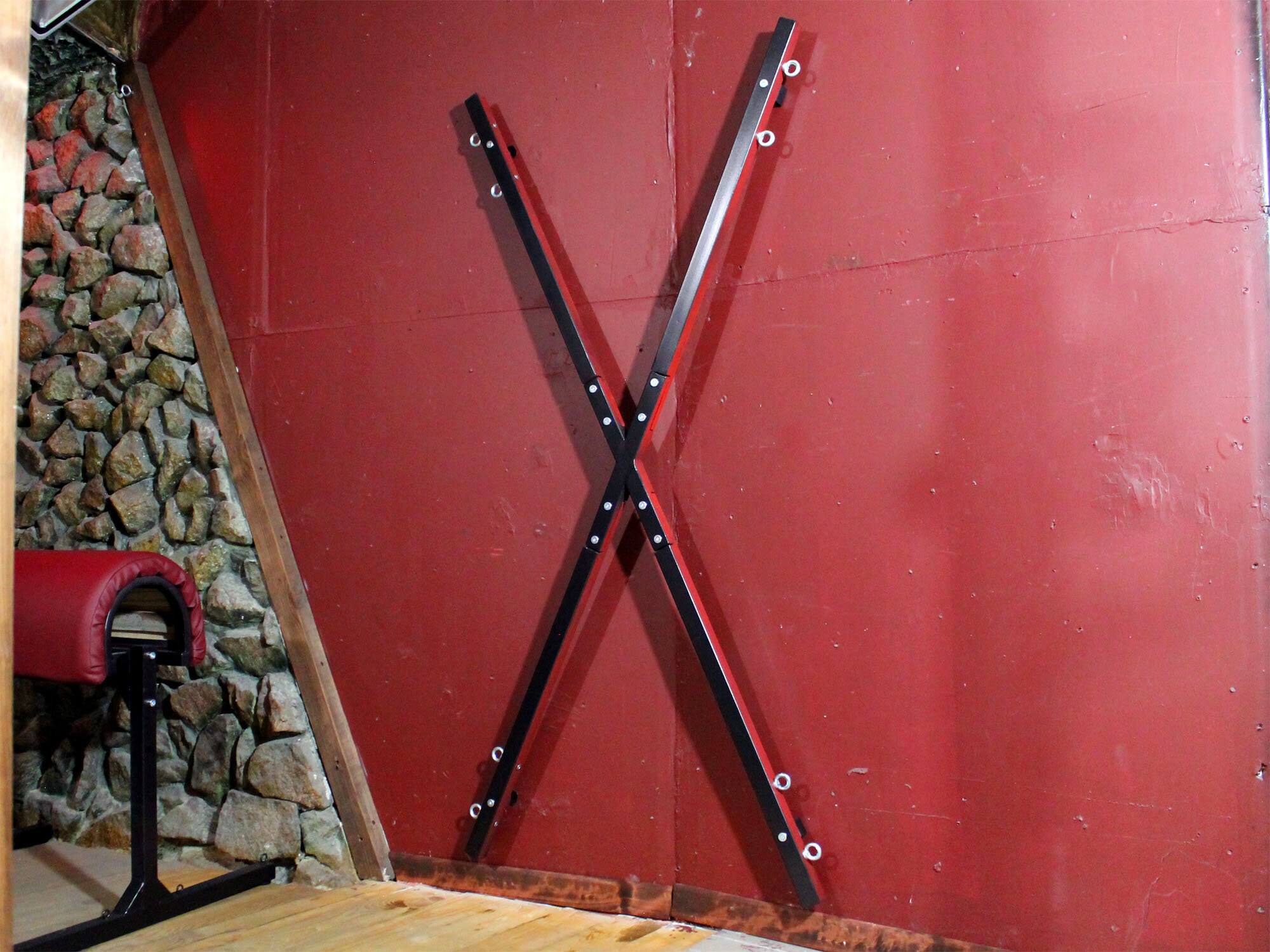 Mature Iron St Andrew S Cross Alternative Bdsm Cross Etsy