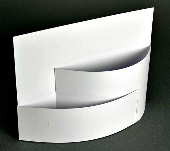 Bendi Fold Card And Envelope Etsy