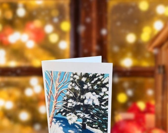 Holiday Greeting Card - Winter Scene