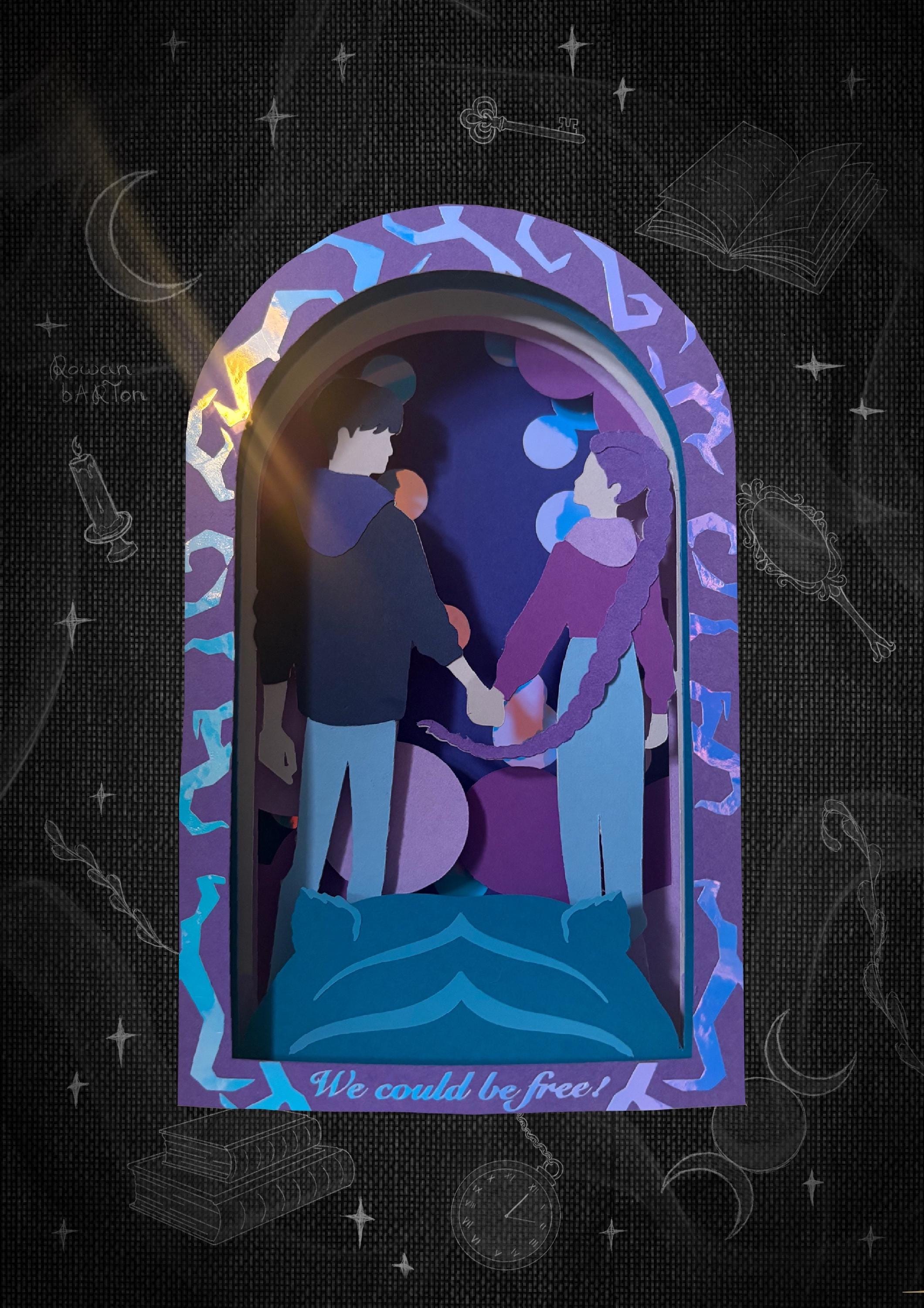 Rumi & Jinu 3D Card - Etsy Israel