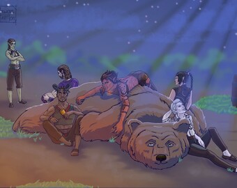 Los abrazos del campamento de Halsin