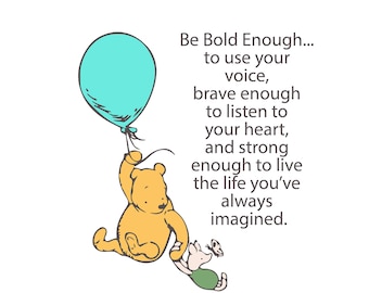 Winnie the Pooh Cross Stitch quotes