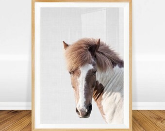 Horse Print, Animal Nursery Art, Horse Photography Print, Horse Printable Wall Art, Horse Lover Gifts, Equestrian, Wild Horses Print