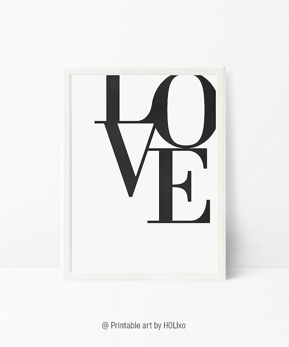 Love Print, Scandinavian Poster, Black and White Wall Art, Printable Wall Art Print Modern Minimalist Print Typographic Print Wall Art Print Love Print, Scandinavian Poster, Black and White Wall Art, Printable Wall Art Print Modern Minimalist Print Typographic Print Wall Art Print