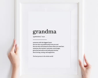 Bästa mormorspresent, mormors mors dag-present till mormor, födelsedagspresent, jul mormor mamma mors dag-presenter från barnbarn, morförälder