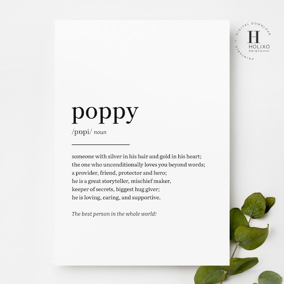 POPPY definition in American English