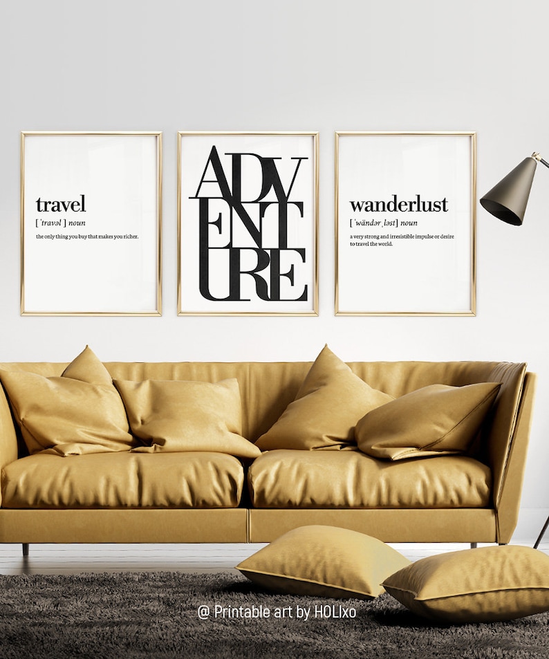 Travel Wall Art Prints Travel Print Definition Prints Wall Etsy