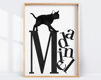 Personalized Cat Lover Gift for Women, Cat Mom Gift, Cat Memorial Gift, Cat Loss Gift, Cat Themed Gift, Black Cat Gift, Gifts for Cat lovers