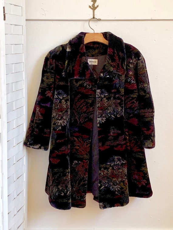 Vintage 1980's Donnybrook faux fur coat, Vintage D
