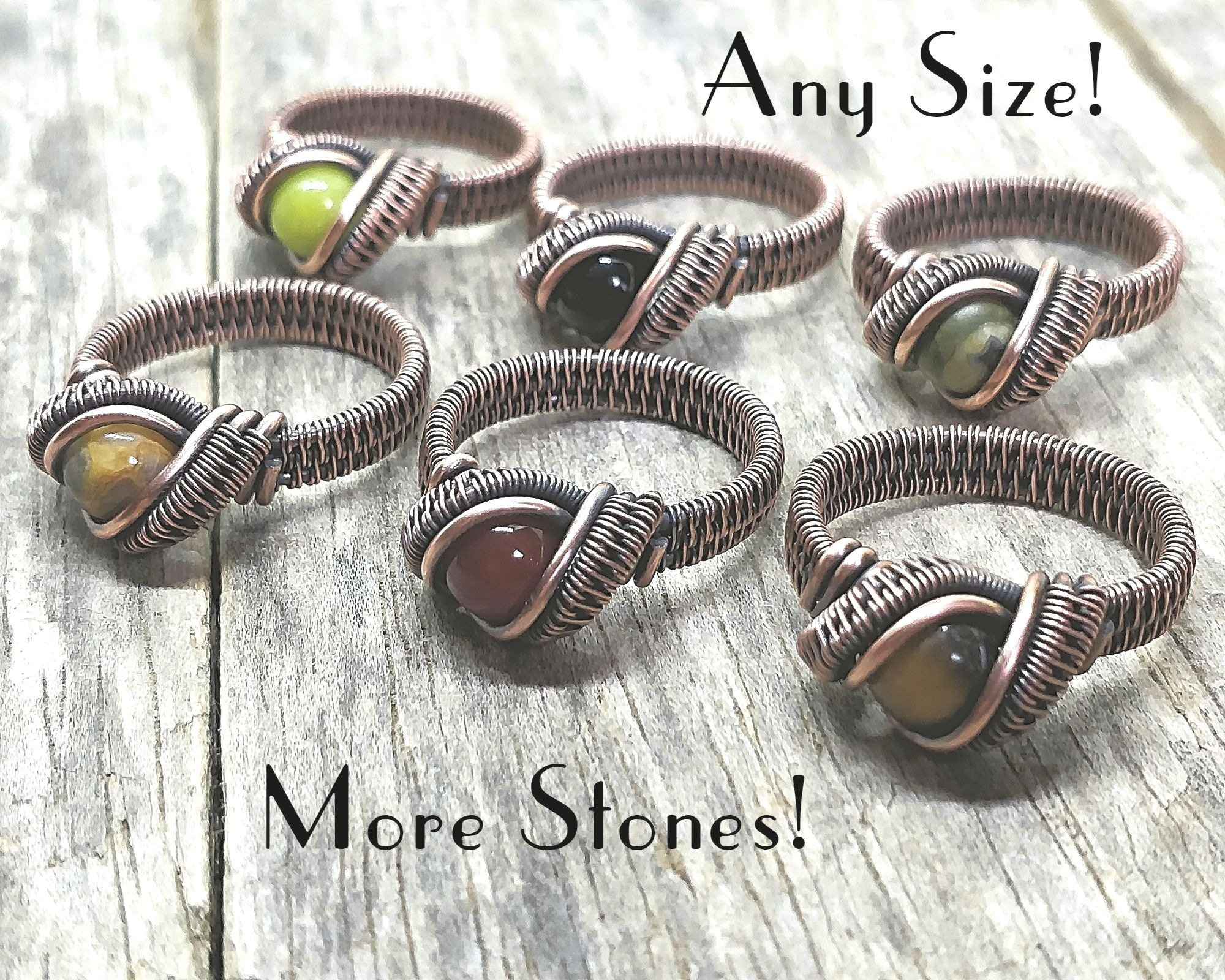 Matts Crazy Art Jewelry Wire Ring Etsy Matts crazy art jewelry wire ring etsy