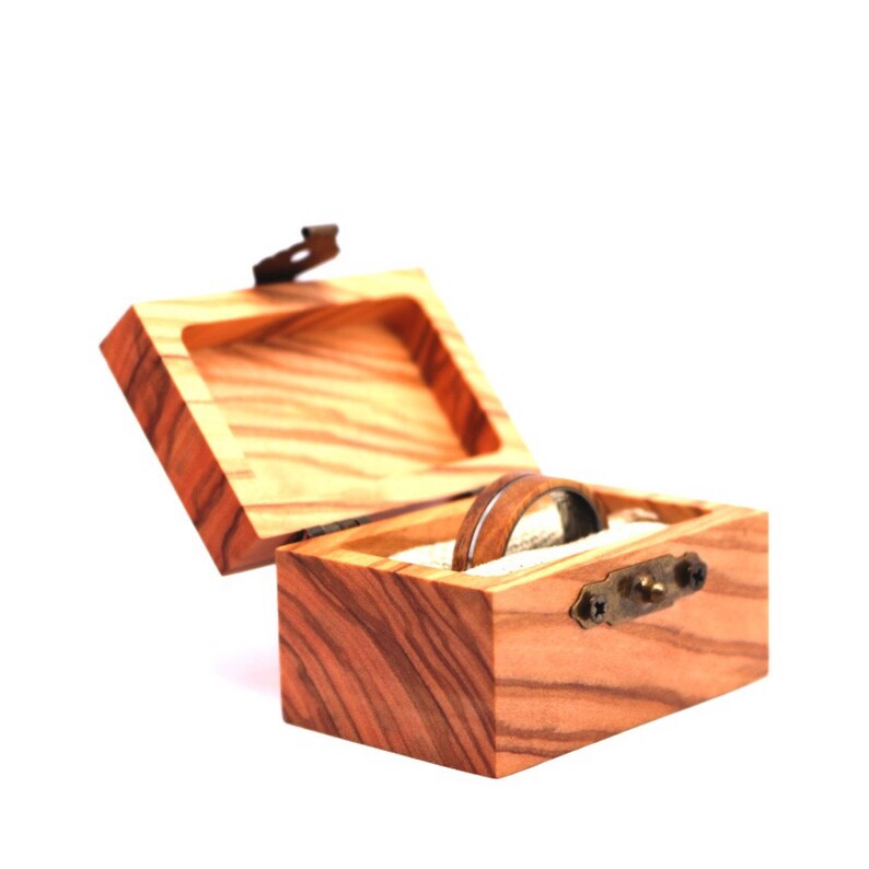 Tungsten Ring Zebra Wood Mens Wedding Band Mens Wedding Etsy