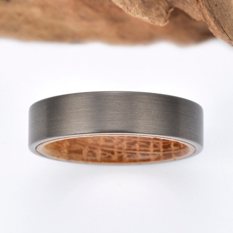 Mens Gun Barrel Wedding Ring 57 Unconventional But