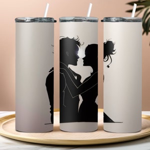 Liebhaber Tumbler Wrap 20 oz Tumbler Wrap, digitaler Download PNG, Sublimation Design, dünner Becher