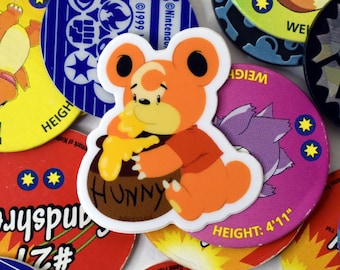 Cute Teddiursa Sticker, Honey Bear Teddiursa Sticker, Bear Honey Sticker, Kawaii stationary Sticker, beekeeper gift art