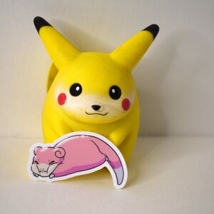 Cute Squish Faced Slowpoke, Kawaii Cute Pokemon Sticker, Slowpoke ...