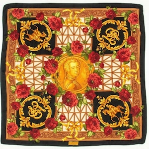 JOOP! limited edition high quality heavy italian silk twill scarf   title: FRIEDRICH der GROSSE - Real estate