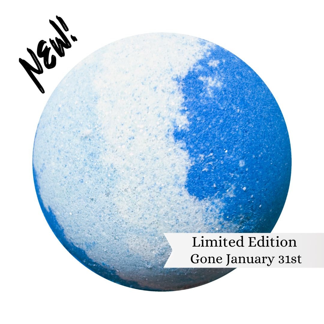 Snow Day Bath Bomb, Limited Edition Bath Bomb of the Month. - Etsy