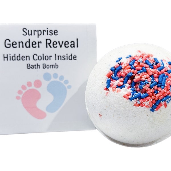 Gender Reveal Bath Bomb - Etsy