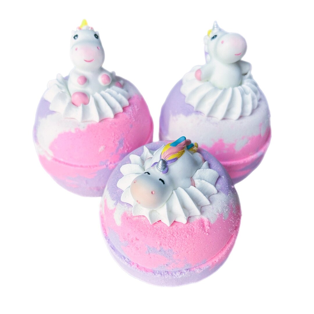 Unicorn Toy Bath Bomb Large 5.5 Oz Surprise Bath Bombs Handmade in the ...