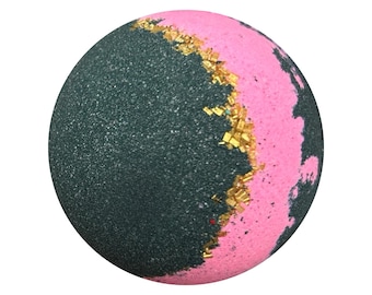 Bombe de bain XL vanille framboise noire avec beurre de karité pour peau sensible