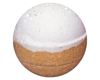 Bombe pour le bain XL à la vanille grillée - Imbibez naturellement les peaux sensibles de beurre de karité