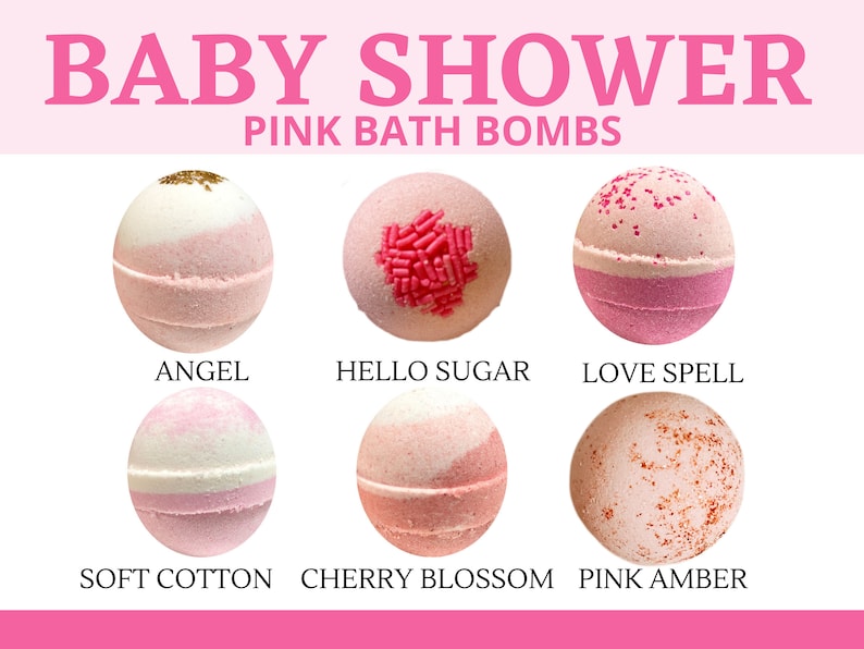 Baby Shower Favors | Bath Bomb Favors