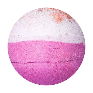 Rose Vanilla Bath Bomb: XL 6 oz with Shea butter for sensitive skin