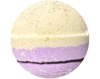 Bombe pour le bain lavande vanille - bain de bain XL au beurre de karité peau sensible