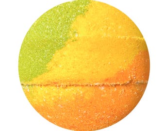 Bombe de bain mangue et papaye - XL Beurre de karité parfum tropical