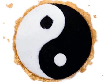 Bombe de bain Yin Yang : fabriquée à la main avec des huiles naturelles, couleur cachée (6 oz)