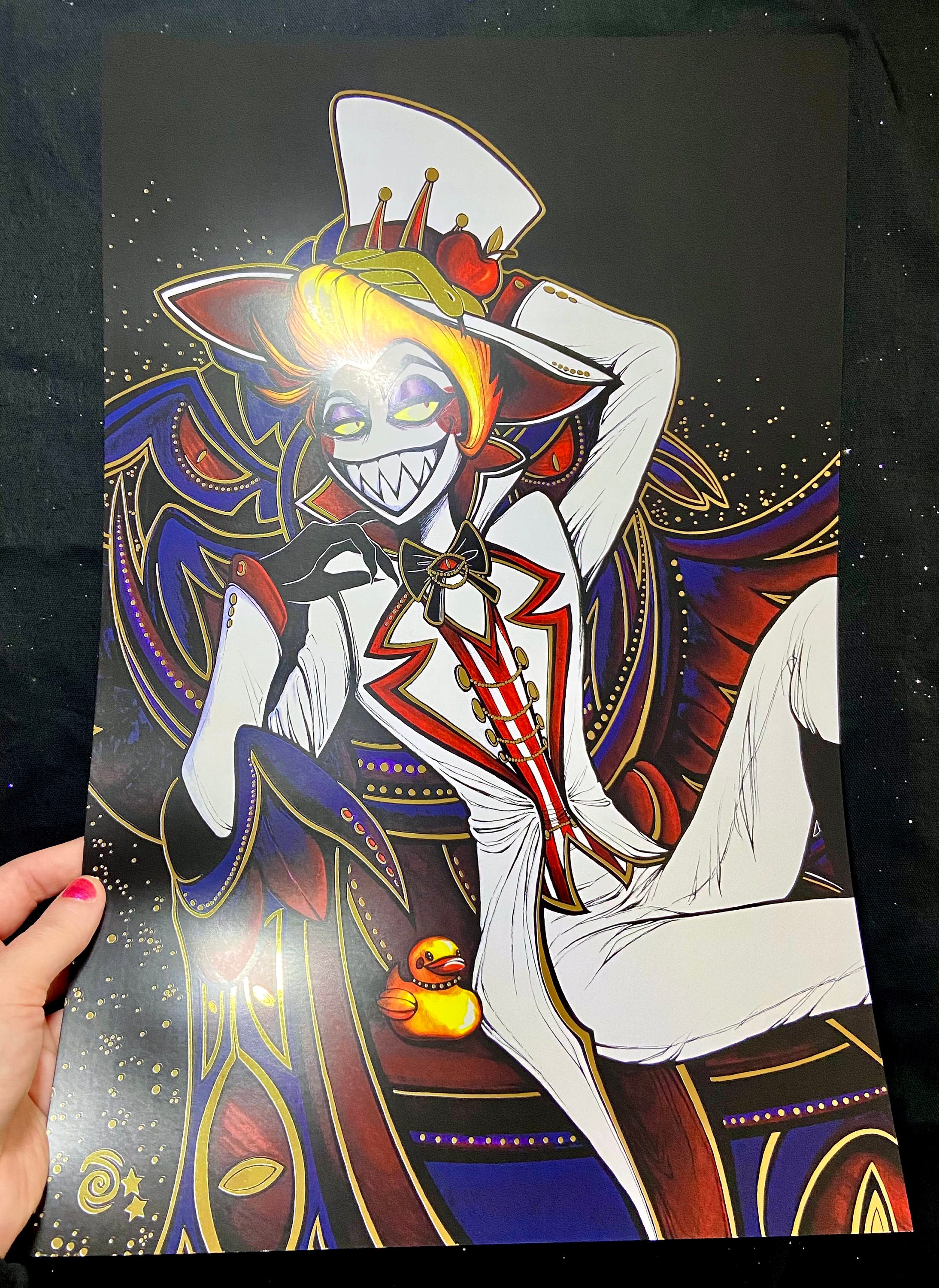 【2nd】Hazbinhotel lucifer foil Hazbin Hotel Trading Card - Lucifer Morningstar 26/50 - 2nd