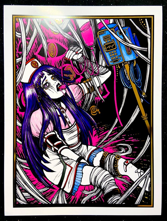 Mikan Tsumiki — Danganronpa 2 — GOLD FOIL Art Print - Etsy