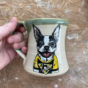Handmade Ceramic Mug with Animal Portrait image 5