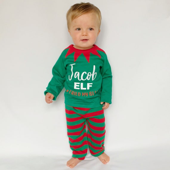 baby elf pyjamas