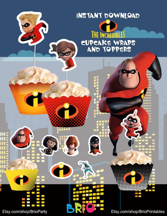 Incredibles Birthday Party Incredibles Party Decoration Etsy
