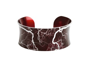 Cuff Bracelet - Aluminium Jewellery - Handmade Jewellery - Botanical Jewellery - CB14