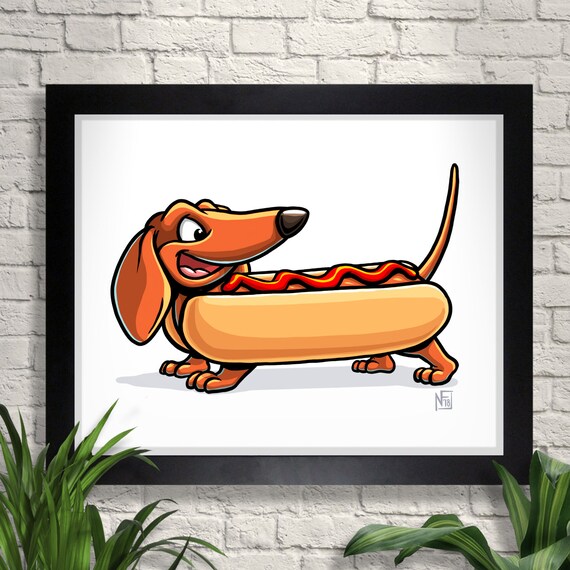 Hot dog sausage hot sale dog