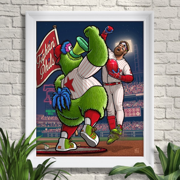 Bryce Harper Phillies Phanatic Etsy