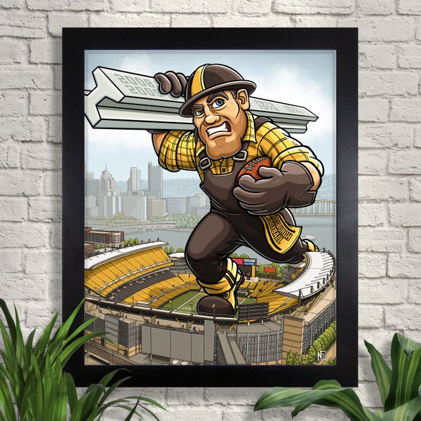 Pittsburgh Steeler Wall Decor - Etsy