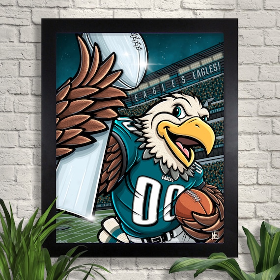 eagles football painting