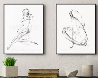 abstract nude sketch Amateur strapon dominatrix video