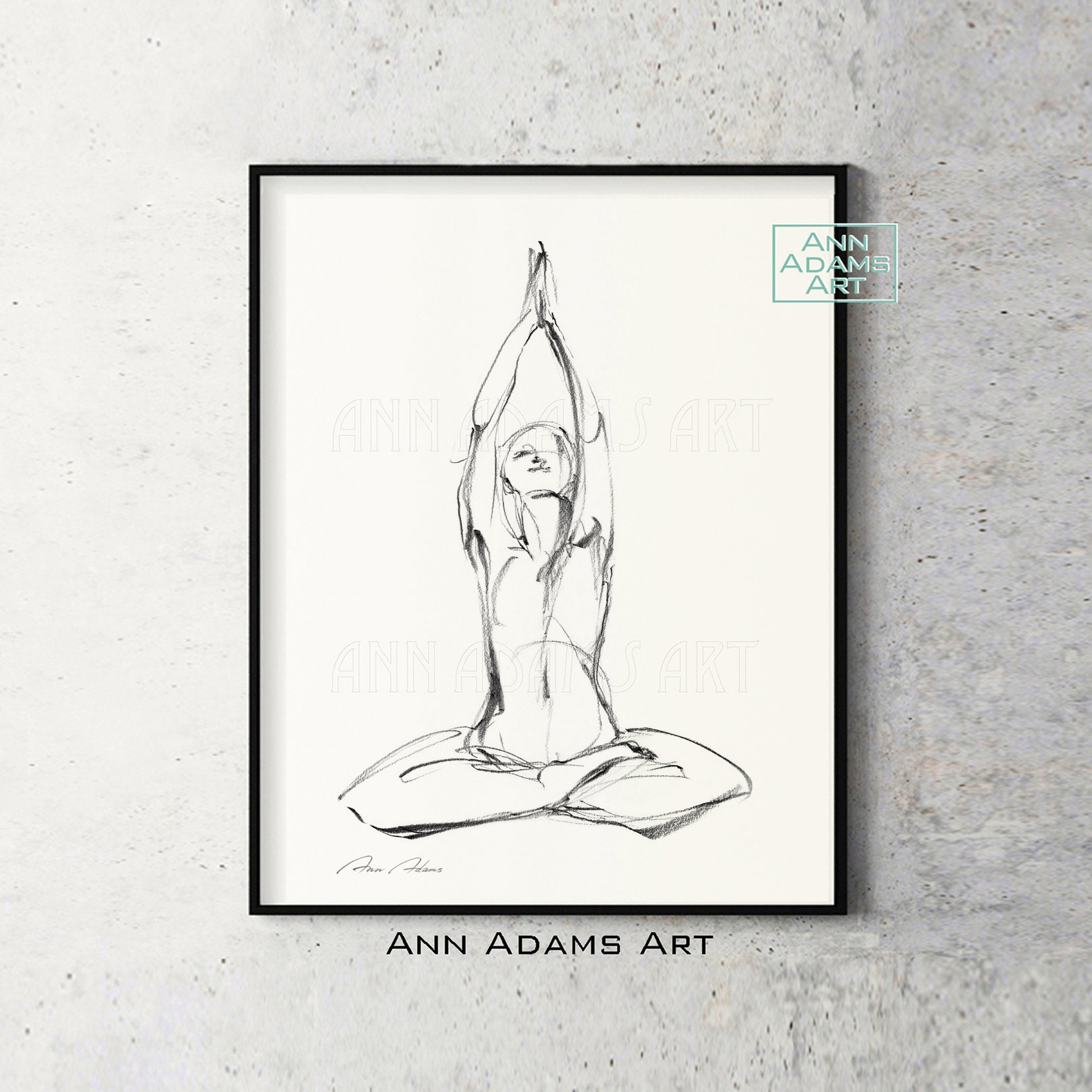 Abstract Yoga Art 