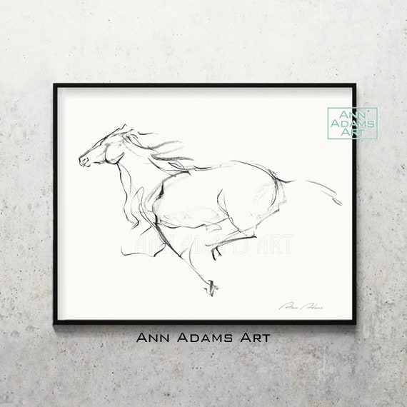 Step 3c – How to Draw Horses Running / Trotting | How to Draw Step by Step  Drawing Tutorials